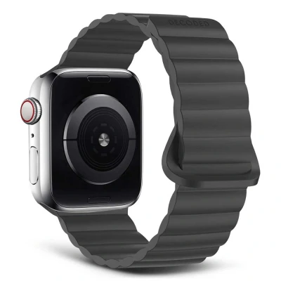 Afbeelding van Decoded Silicone Traction Loop Strap Lite Apple Watch 42/44/45/49mm Black