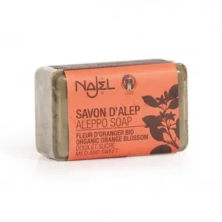 Afbeelding van Najel Aleppo Soap met e sinaasappelbloesem 100 gram