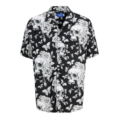 Afbeelding van Jack &amp; Jones Relaxed FIT Overhemd, Heren, Maat: XL, Jet black