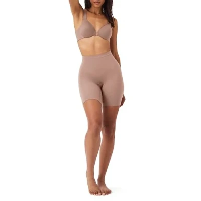 Afbeelding van Spanx Power Short Shapewear, Dames, Maat: 46 48, Café au lait