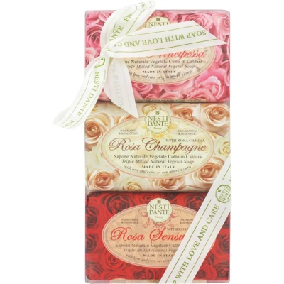 Afbeelding van Nesti Dante Rosa Zeepset 3 x 150 gram