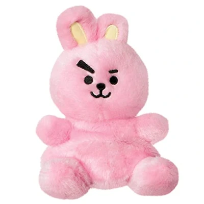 Afbeelding van Aurora World Aurora, 61510, BT21 Cooky Palm Pal, 13 cm, milieuvriendelijk pluche, roze, roze