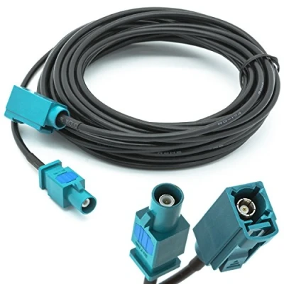 Afbeelding van adapter Universe 5 m verlengstuk FAKRA stekker naar bus antenne RG 174 type Z kabel voor universele GPS antennes