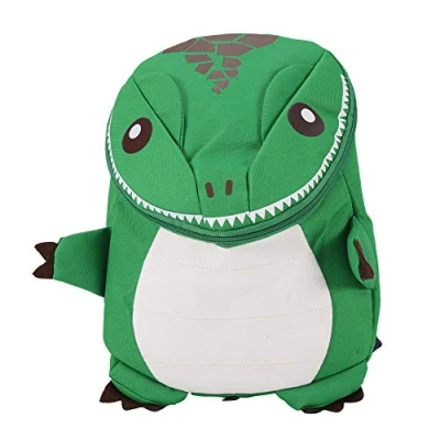Afbeelding van 3D peuter dinosaurus rugzak cartoon kleuterschool kleine lichtgewicht schoolrugzak voor jongens en meisjes (groen)
