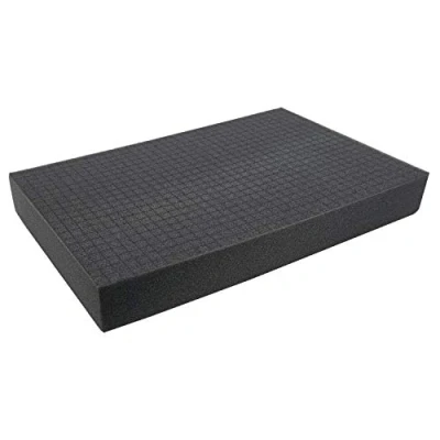 Afbeelding van HMF 1456 70 Rasterschuim, plukschuim, dubbele grootte, kofferinlay, 345 x 550 mm, dikte: mm.