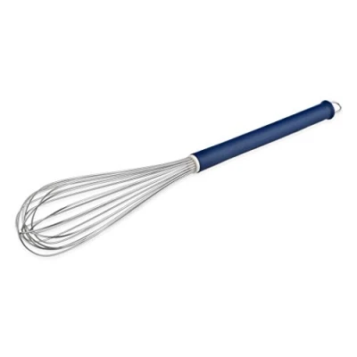 Afbeelding van thermohauser Garde (roestvrij staal), 50 cm lengte, blauwe kunststof handgreep en hanger, met 16 lussen