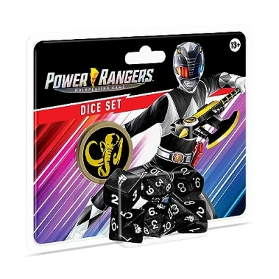 Afbeelding van Power Rangers: RPG Dice Set Black Dobbelstenenset Renegade Game Studios