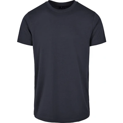 Afbeelding van Herenshirt &#039;Basic Round Neck&#039; met korte mouwen Navy L