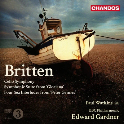 Afbeelding van Paul Watkins, BBC Philharmonic Orchestra, Edward Gardner Britten: Symphony For Cello And Orchestra (CD)