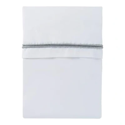 Afbeelding van Baby&#039;s Only baby ledikantlaken 120x150 cm wit/licht grijs
