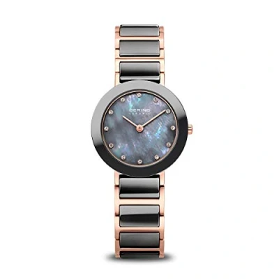Afbeelding van BERING dameshorloge quartz uurwerk Keramiekcollectie met roestvrij staal/keramiek en saffierglas 11429 769 polshorloges