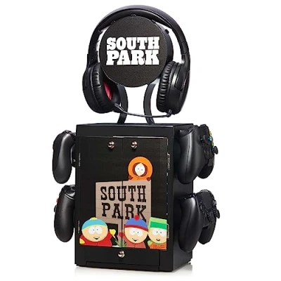 Afbeelding van Numskull South Park Inspired Gaming Locker voor 4 Controllers 10 Games Koptelefoon