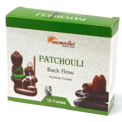 Afbeelding van Aromatica Backflow Wierook Kegels Patchouli 120