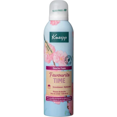 Afbeelding van 6x Kneipp Favourite Time Douche Foam Cherry Blossom 200 ml