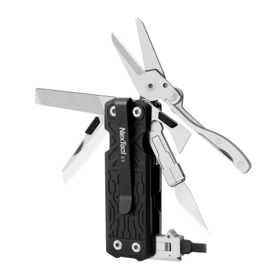 Afbeelding van Nextool Pocket Tool E1 Multitool Zwart 10 Functies