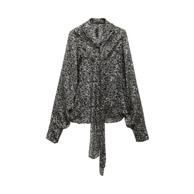 Afbeelding van Mango blouse grijs