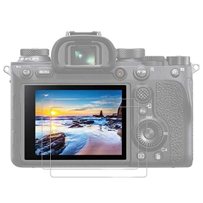 Afbeelding van (2 PACK) JJC Gehard Glas Schermbeschermer voor Sony A9 A9II A7c A7II A7III A7SII A7SIII A7RII A7RIII A7RM3A A7RIV A7RM4A ZV 1, Ultradunne HD, Hoge Hardheid Onbreekbaar Anti bel