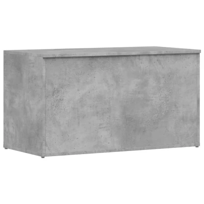 Afbeelding van vidaXL Opbergkist 84x42x46 cm bewerkt hout betongrijs