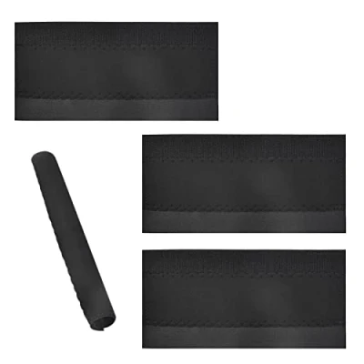 Afbeelding van HXHWKEN 4 stuks fietsframebescherming, kettingbescherming, stickers, kettingsteunbescherming, fietsen, bescherming, pad, wrap, voor MTB, racefiets, stadsfiets