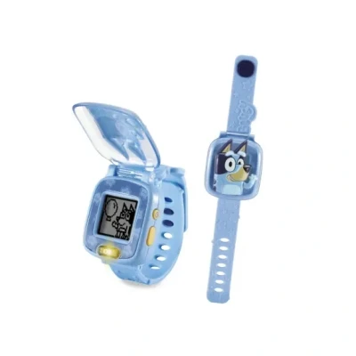 Afbeelding van VTech Bluey Learning Watch Orginele Stemmen van &amp; Bingo Educatief Speelgoed Speel Spelletjes Leer Klokkijken Vanaf 3 tot 7 Jaar