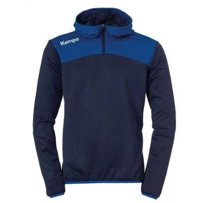 Afbeelding van Kempa Emotion 2.0 Hoody met 1 4 Rits Marine Blauw Royal Maat L