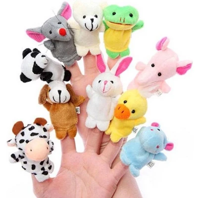 Afbeelding van Jumada&#039;s 10 Vingerpopjes Dieren: voor Vingertoppen Schattige Diertjes!