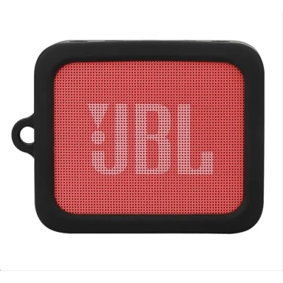Afbeelding van GIOPUEY Cilicone hoes compatibel met JBL GO ESSENTIAL, ultradunne zachte hoes, slim fit, anti val, niet gemakkelijk vuil zwart