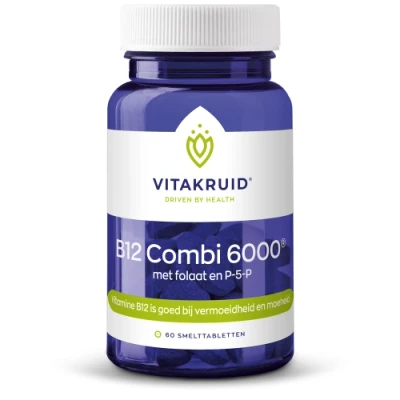 Afbeelding van Vitakruid B12 Combi 6.000 met Actief Folaat Vitamine 60TB