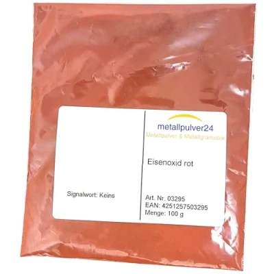 Afbeelding van ijzeroxide; gewicht: 1 kg; kleur: rood