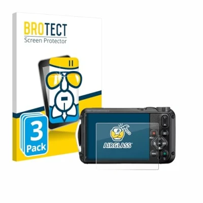 Afbeelding van BROTECT Screenprotector voor Ricoh Pentax WG 8 Folie Beschermfolie Beschermglas transparant (3 Stuks)