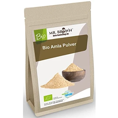 Afbeelding van Bio Amla poeder, amalaki gemalen, Indiase kruisbessen, veganistisch (1 kg)