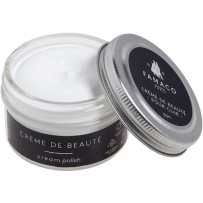 Afbeelding van Famaco Creme de Beaute schoensmeer 50ml wit (398)