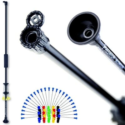 Afbeelding van PREDATOR 36 inch precisie sport blaaspijp, 25 trainingsdarts &amp; professionele pijlen, incl. buismagazijn. 40 Caliber/vliegtuig ALU/Made in USA