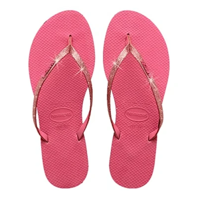Afbeelding van Havaianas Sandal YOU Glitter Teensandalen, Dames, Maat: 33 34, Velvet rose Kunststof