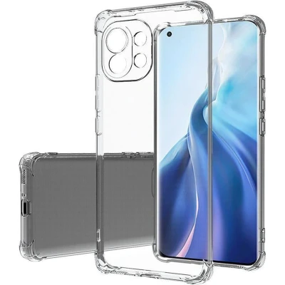 Afbeelding van Xiaomi Mi 11 Lite Hoesje Clear Soft Case Siliconen Back Cover Shock Proof TPU Transparant