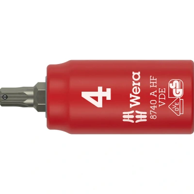 Afbeelding van Wera 05005901001 8740 B VDE HF Zyklop Bitdop Geïsoleerd 1/4&quot; 4 Mm
