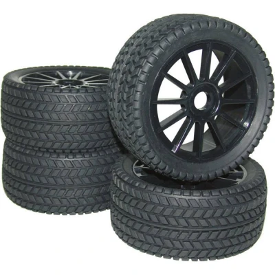 Afbeelding van Reely 1:8 Buggy Complete wielen Street 12 spaaks Zwart 4 stuk(s)