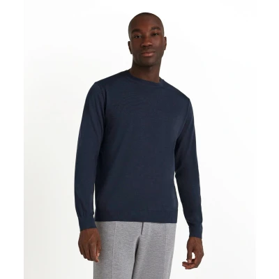Afbeelding van Falke Trui Space blue, Heren, Maat: Medium, blue