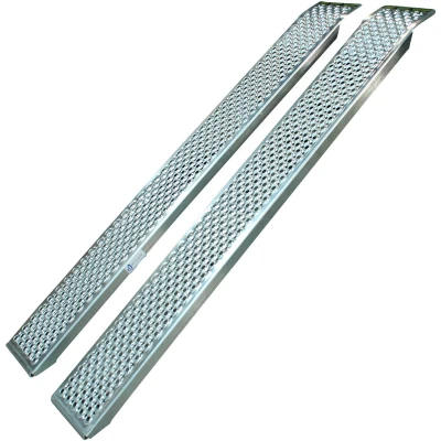 Afbeelding van Set Oprijplaten recht aluminium 1500 x 200 Novio BouwmanAanhangwagens.nl