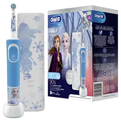 Afbeelding van Oral B Kids Frozen 2 Elektrische Tandenborstel Powered By Braun 1 Handvat en opzetborstel