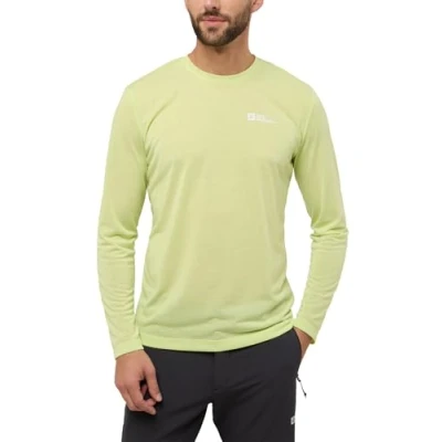 Afbeelding van Jack Wolfskin Vonnan Ls T M shirt voor heren, Coole Matcha,