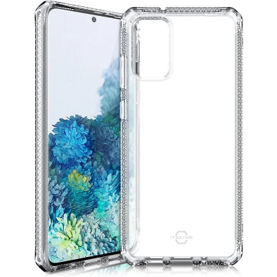 Afbeelding van Samsung Galaxy S20 Plus Hoesje Siliconen en TPU (zacht) Itskins Softcase/Backcover Transparant Telefoonhoesje Shockproof/Valbescherming