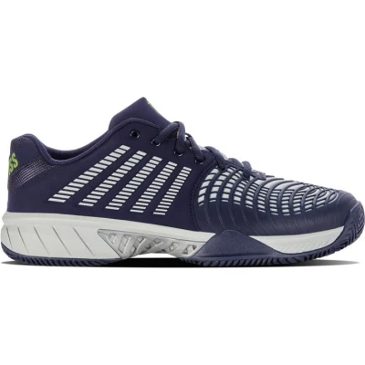 Afbeelding van K Swiss Express Light 3 HB Peacoat/Grey Violet/Lime Green Schoenen Herenschoenen Navy/Grijs 44