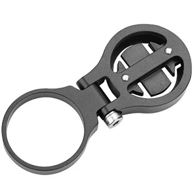 Afbeelding van VGEBY1 Computerhouder voor fiets, montagehouder, fietskoplamphouder, houder kilometerteller verlenging van aluminiumlegering, zwart garmin)