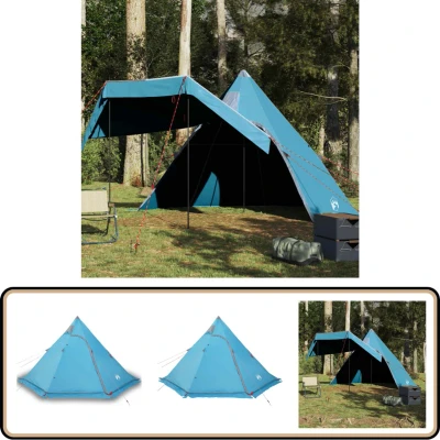 Afbeelding van vidaXL Tipitent 5 persoons waterdicht blauw