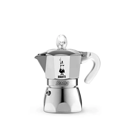 Afbeelding van Bialetti Dama Pure Ice koffiezetapparaat, 1 kop, niet geschikt voor inductie, kop (67 ml), aluminium