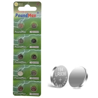 Afbeelding van 10 x AG9 alkaline knoopcel (LR45 LR936 394) 1,5 V 1 stuk (1 stuks)