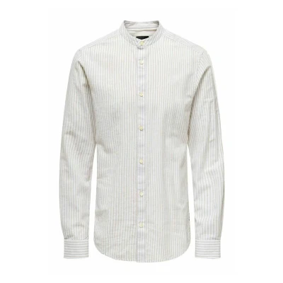 Afbeelding van Only &amp; Sons Aiden Overhemd, Heren, Maat: XS, Beige