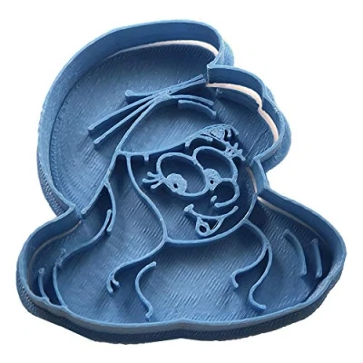 Afbeelding van Cuticuter Smurfine De Smurfen uitsteekvorm, blauw, 8 x 7 1,5 cm