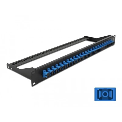 Afbeelding van Delock 19″ LWL Patchpanel 24 Port SC Simplex blau